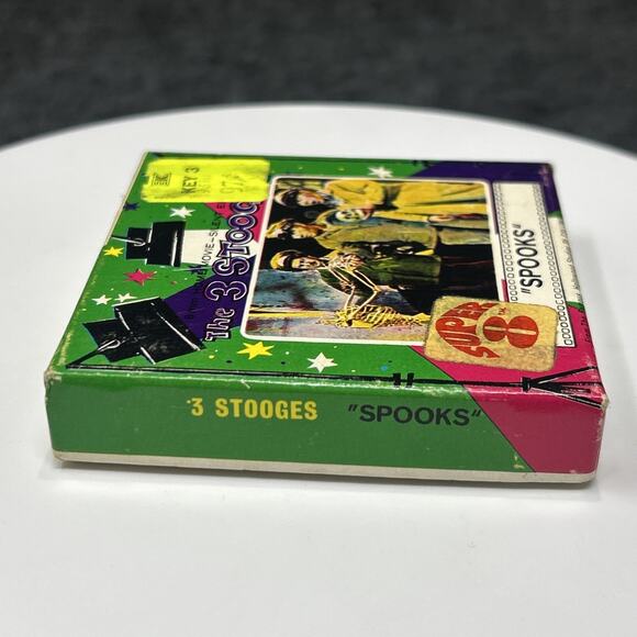 Vintage Columbia Pictures The 3 Stooges Spooks 8mm Film Reel Movie Collectible - Picture 8 of 11